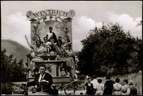 Ansichtskarte Wintrich (LK Bernkastel-Wittlich) Festwagen - Parade 1962