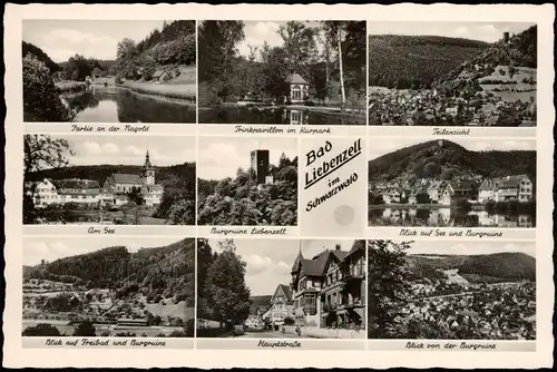 Ansichtskarte Bad Liebenzell Mehrbildkarte Stadtansichten 1940