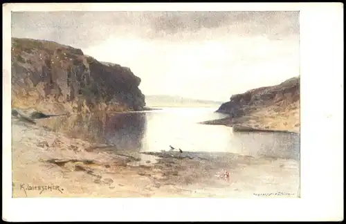 Kuttenberg Kutná Hora Künstlerkarte VELKÝ RYBNÍK U KUTNÉ HORY. 1912