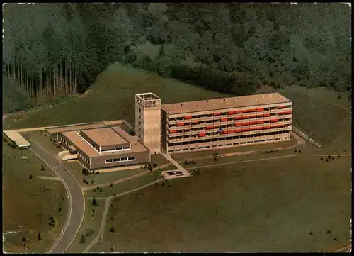 Ansichtskarte Zusmarshausen Luftbild Zusamklinik 1973