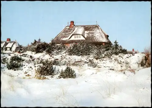 Ansichtskarte Sylt Winter auf Sylt - Häuser 1978