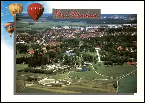 Ansichtskarte Bad Dürrheim Luftbild Ballon 1999