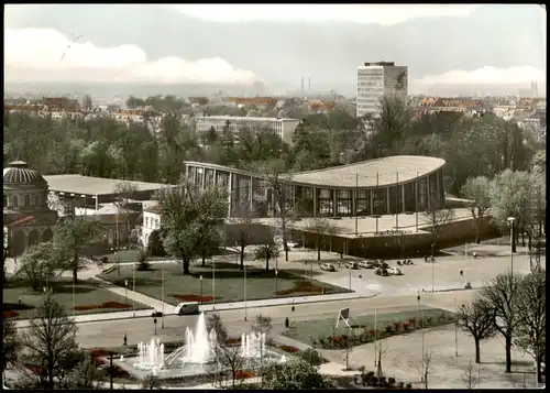 Karlsruhe Festplatz - Vierordtbad - Schwarzwaldhalle Hochhaus der K. L. V. 1981