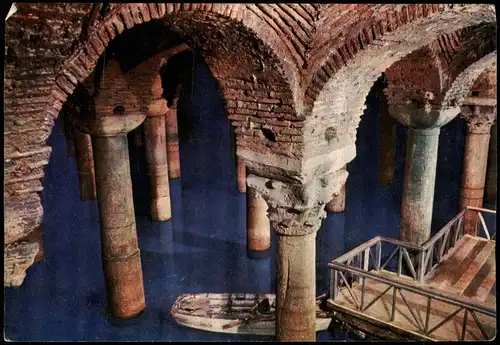 Istanbul   Constantinople ŞAHESERLERİ La citerne basilique (532) 1978