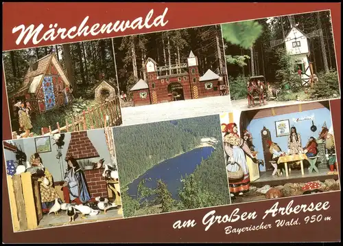 Ansichtskarte Bayerisch Eisenstein Märchenwald am Arbersee Mehrbild 1993