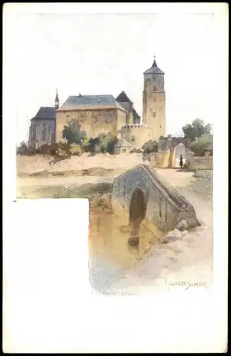 Postcard .Tschechien POHLEDY Z ČECH. ČÍS. Künstlerkarte 1922