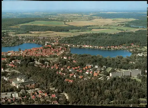 Mölln (Schleswig-Holstein) Luftbild der Eulenspiegel-Stadt 1980