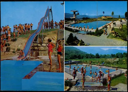 Ansichtskarte Lugano CENTRO SPORTIVO Sportzentrum CARONA (Lugano) 1975