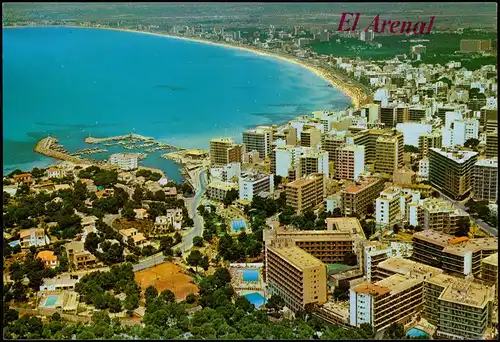 Postales El Arenal Luftbild Luftaufnahme Vista parcial aérea 1975