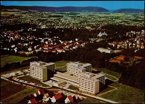 Bad Oeynhausen Panorama-Ansicht mit KURKLINIK BAD OEYNHAUSEN 1977