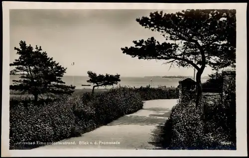 Ansichtskarte Wangerooge Blick von der Promenade 1937