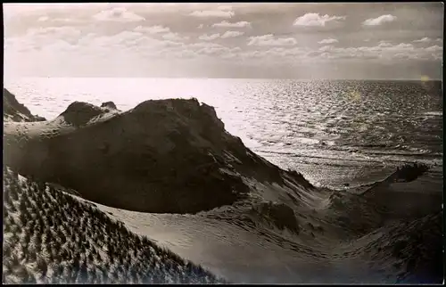 Ansichtskarte Wangerooge Abendstimmung in den Dünen 1956