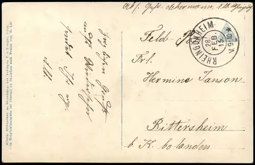 Schiffe/Schifffahrt - Kriegsschiffe (Marine) Seemannslos - Liebe 194