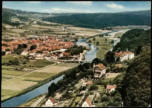 Hannoversch Münden Hann. Münden Luftbild Überflugkarte OT Hedemünden Werra 1975