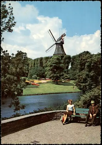 Ansichtskarte Bremen Mühle am Wall 1960