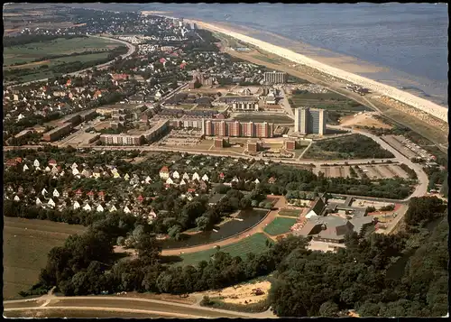 Ansichtskarte Döse-Cuxhaven Luftbild von Osten 1987