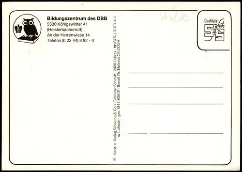 Königswinter An der Herrenwiese 14 Luftbild Bildungszentrum DBB 1988