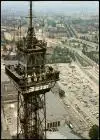 Ansichtskarte Charlottenburg-Berlin Funkturm nah Luftbild 1965  Besuchsstempel