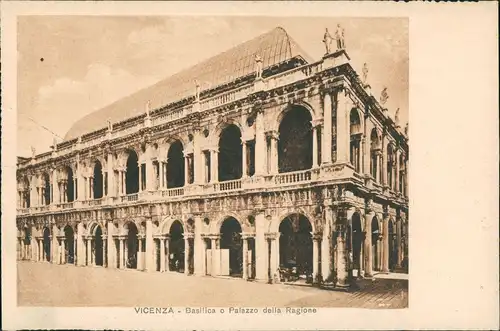 Vicenza Basilica o Palazzo Ragione/Basilika und Wohnhaus Villa Ragione 1920