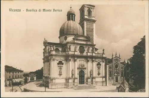 Vicenza Basilica di Monte Berico/Basilika, Kuppelbau Gebäude  1920