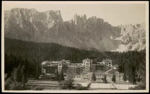 .Trentino-Südtirol Grand Hotel Carezza al Lago con Latemar 1920