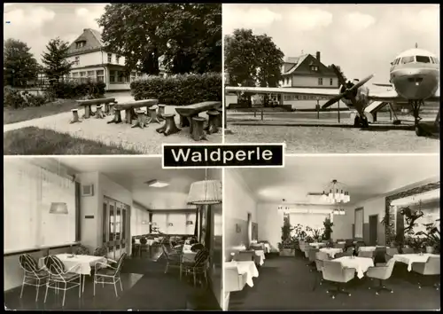 Langenbernsdorf Konsum-Gaststätte Waldperle, DDR Mehrbildkarte 1972