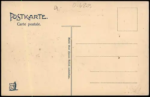 Ansichtskarte Bad Blankenburg Schwarzatal Schwarza Steinerne Brücke 1910