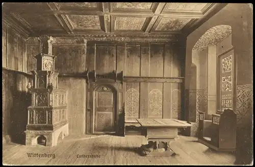 Ansichtskarte Lutherstadt Wittenberg Lutherstube 1915