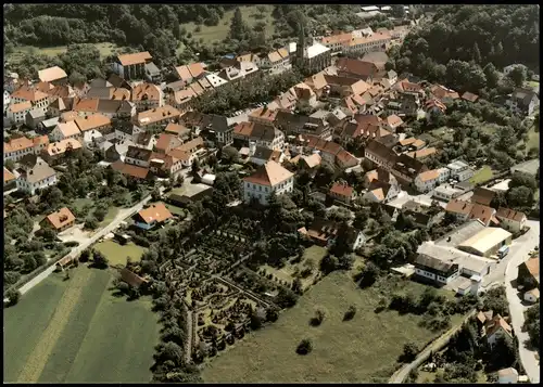 Ansichtskarte Goldkronach Luftaufnahme Luftbild 1970