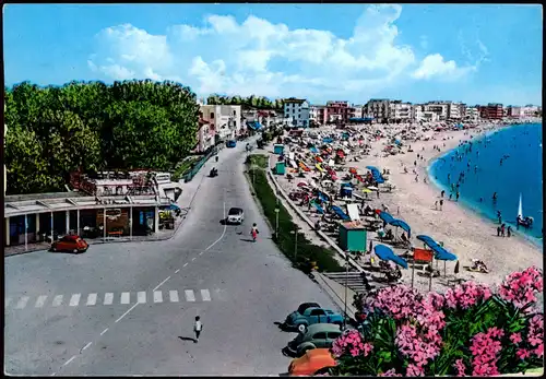 .Italien Italia LIDO DI CAORLE Spiaggia di Levante East beach 1960