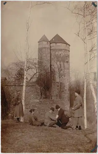 Ansichtskarte Stolpen Burg Stolpen 1924 Privatfoto