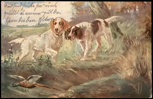 Pöhl Herlasgrün Gasthaus zu den drei Linden Vorderseite Hunden 1920