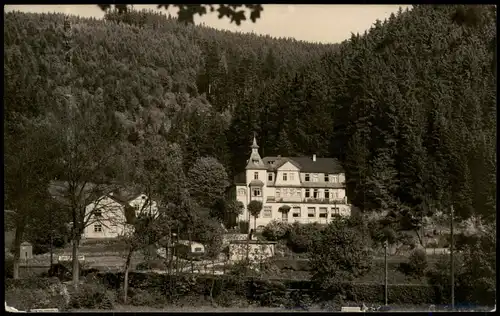Ansichtskarte Meuselbach-Schwarzmühle Ansicht der Villa 1959