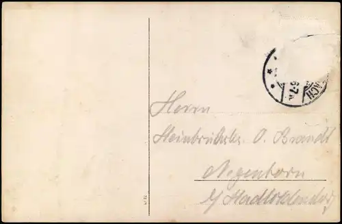 Ansichtskarte  Jagd / Jäger Jagdgemeinschaft Fotokunst Engel Ornament 1917