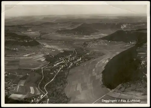 Ansichtskarte Deggingen (Fils) Luftbild 1932