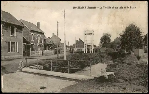 CPA Moislains Somme La Tortille et un coin de la Place 1914