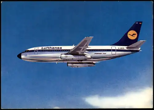 Ansichtskarte  Flugzeug Airplane Avion Boeing 737 City Jet Lufthansa 1978