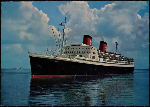 Ansichtskarte  T./S. Hanseatic Schiff (Ship) der Hamburg-Atlantik-Linie 1960