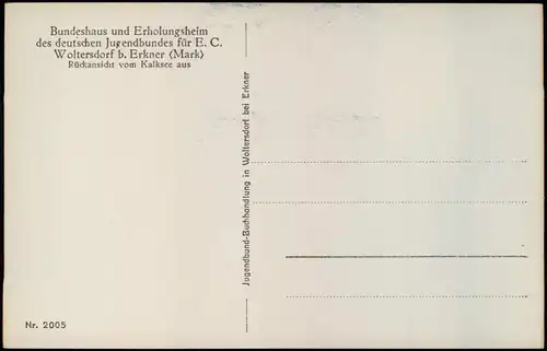 Ansichtskarte Woltersdorf Woltersdorfer Schleuse, Kurhaus - Fotokarte 1926