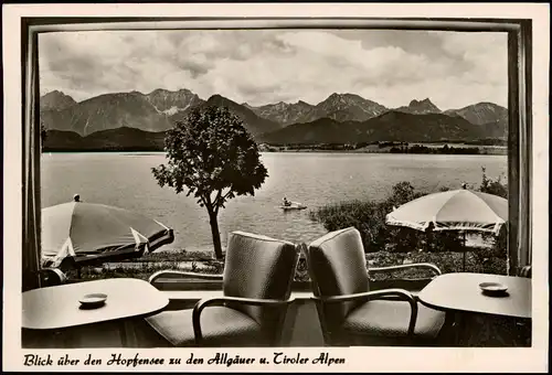 Hopfen am See-Füssen Strandcafé-Restaurant ,, Pension Hartung" 1959