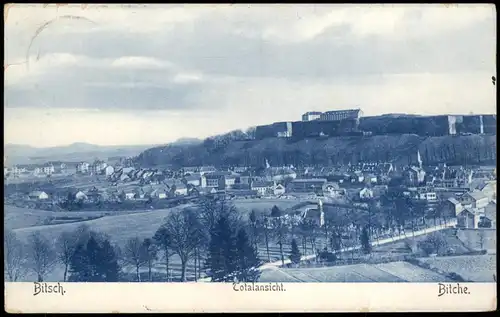 CPA Bitsch Bitche Panorama-Ansicht Totalansicht 1906