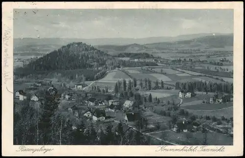 Postcard Krummhübel Karpacz Panorama-Ansicht, Ort im Riesengebirge 1928