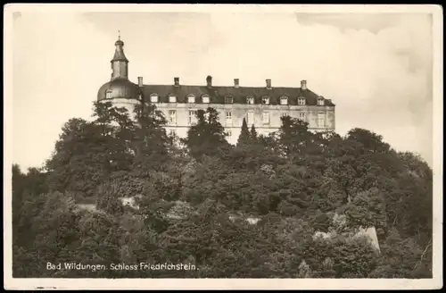 Ansichtskarte Bad Wildungen Schloss Friedrichstein (Castle Building) 1931