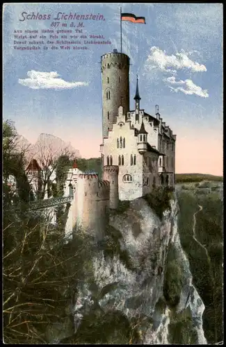 Lichtenstein (Württemberg) Schloss Lichtenstein (Castle Building) 1919