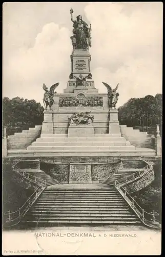 Rüdesheim (Rhein) National-Denkmal am Niederwald Niederwalddenkmal 1907