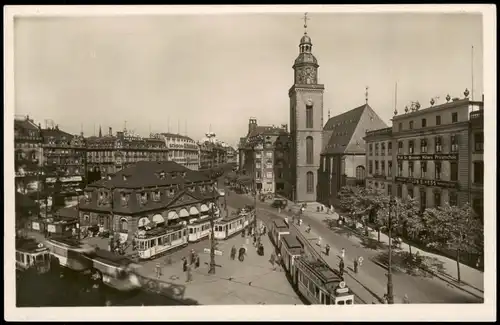 Frankfurt am Main Schillerplatz mit Hauptwache u. Katharinenkirche 1940