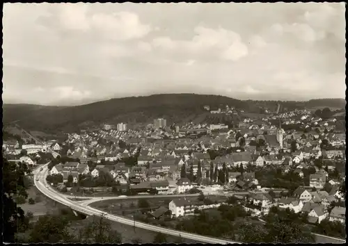 Ansichtskarte Lustnau-Tübingen Panorama-Ansicht 1960
