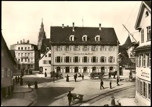 Reutlingen Burgplatz Historische Aufnahme aus dem Jahre 1904 1970