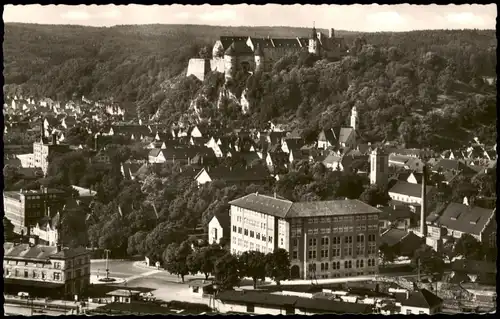 Ansichtskarte Heidenheim an der Brenz Blick auf Stadt und Fabrik 1963