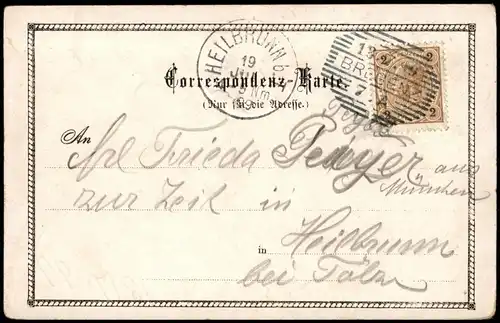 Ansichtskarte Bregenz Panorama-Ansicht Stadt-Ansicht 1899